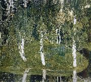 Alexander Yakovlevich GOLOVIN Birch oil on canvas